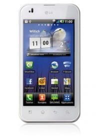 Abbildung LG P970 Optimus White