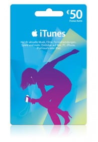 Abbildung Apple iTunes Karte 50�