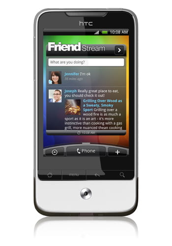 HTC Legend silver