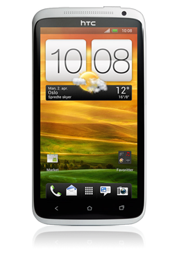 HTC One X polar white