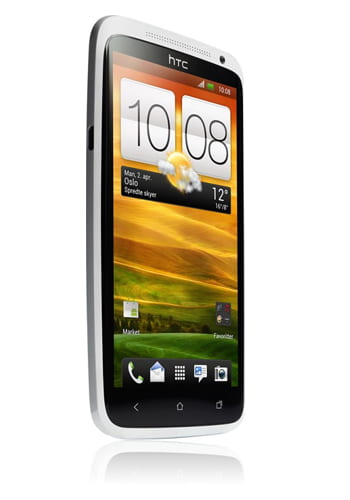 HTC One X polar white