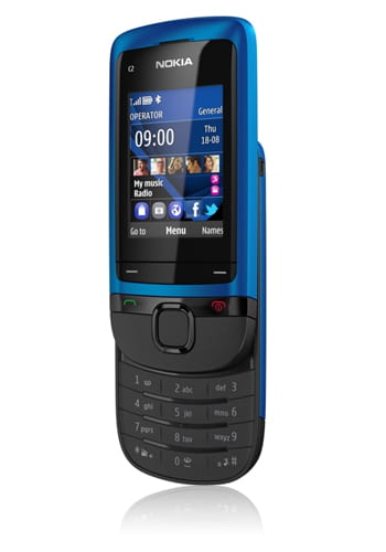 Nokia C2-05 peacock blue