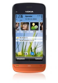 Nokia C5-03 black burned