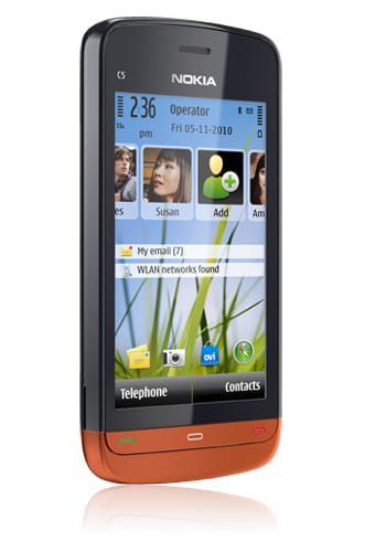 Nokia C5-03 black burned