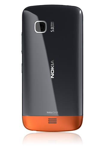 Nokia C5-03 black burned