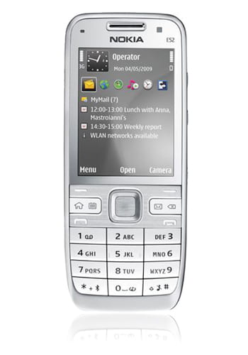 Nokia E52 Navigation Edition white