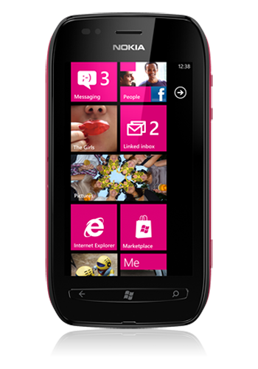 Nokia Lumia 710 fuchsia