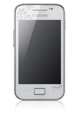 Samsung Galaxy ACE white, La Fleur, S5830