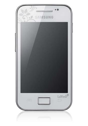 Samsung Galaxy ACE white, La Fleur, S5830