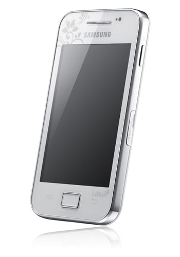 Samsung Galaxy ACE white, La Fleur, S5830