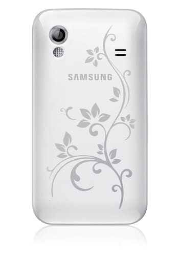 Samsung Galaxy ACE white, La Fleur, S5830