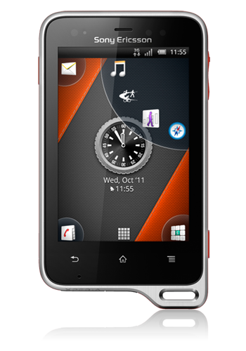 Sony Xperia active black-red-orange