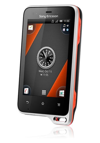 Sony Xperia active black-red-orange