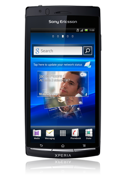 Sony Xperia arc S glossy black
