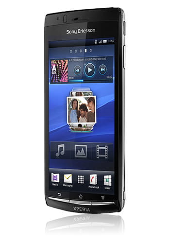 Sony Xperia arc S glossy black