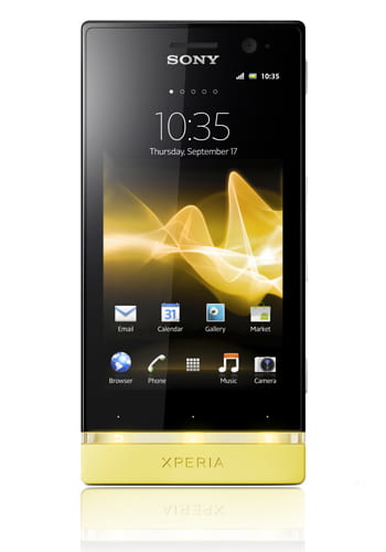 Sony Xperia U white-yellow
