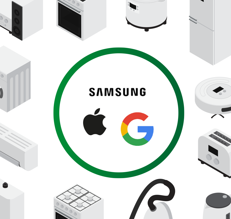 Apple, Samsung und Google als Smarthome Hersteller