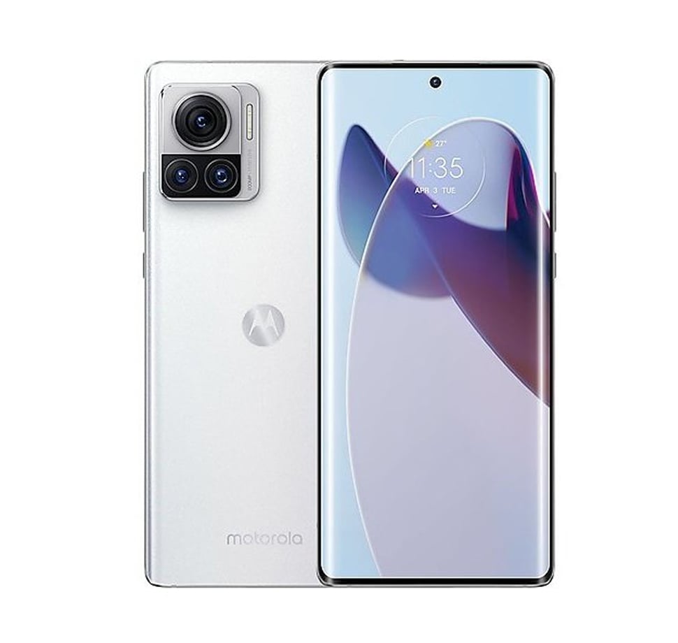 Moto X30 Pro Front- und Rückseite