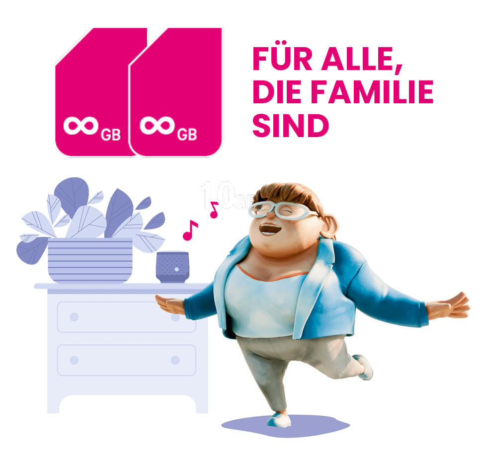 MagentaMobil PlusKarten Familie