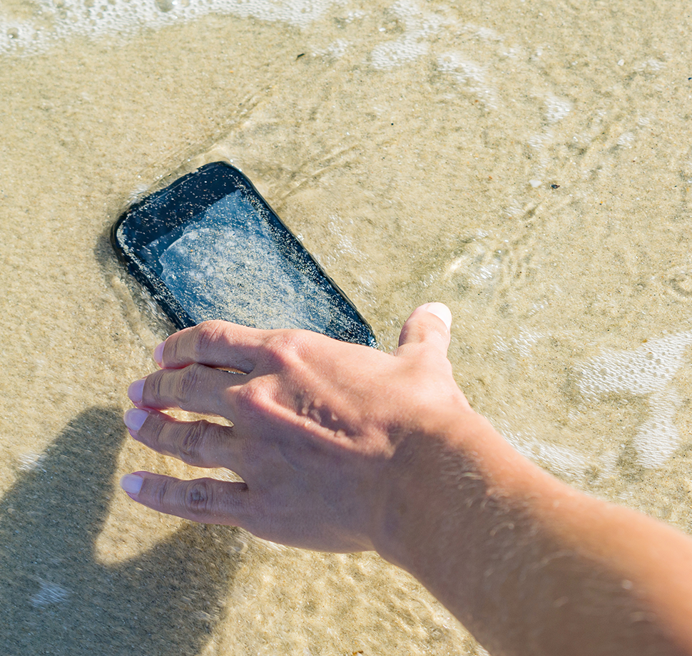 Smartphone vor Wasser schützen