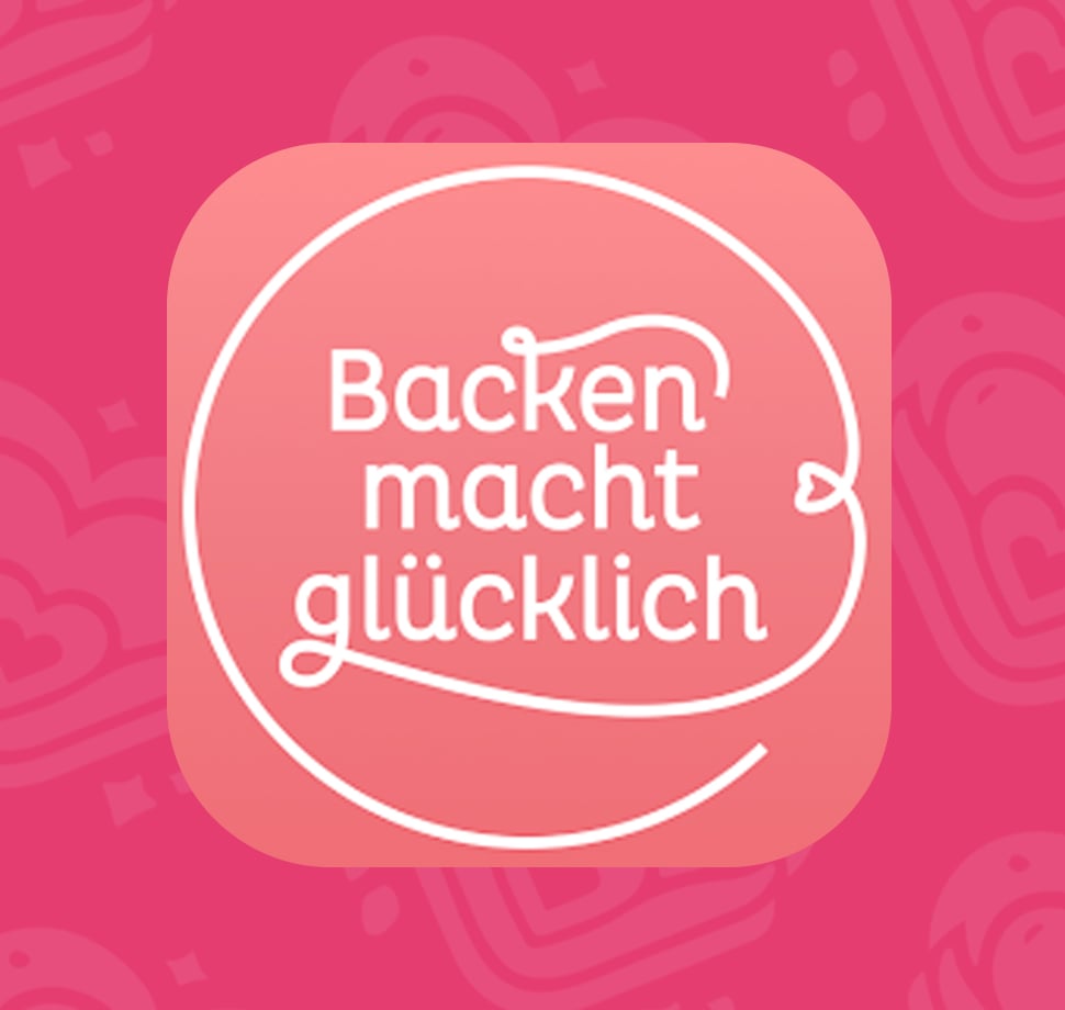 App Icon "Backen macht glücklich"