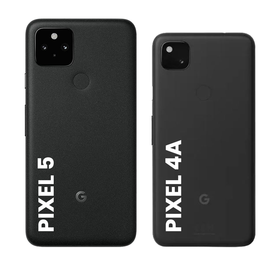 Kleine Smartphones Google Pixel 5 Google Pixel 4A