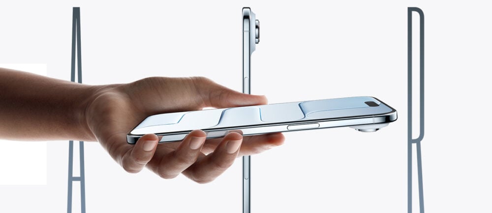Titelbild für den Blogbeitrag. Das neue iPhone 17 wird in einer Hand gehlaten.