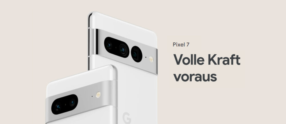 Google Pixel 7 Volle Kraft voraus