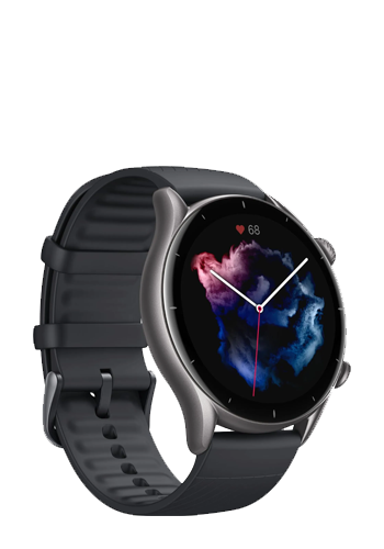Amazfit GTR 3 SmartWatch Midnight Black, W1971OV5N
