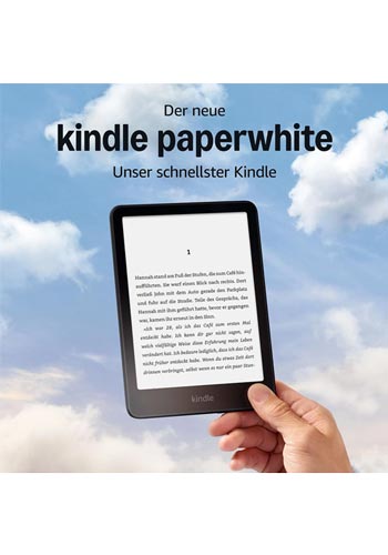 Amazon Kindle Paperwhite 12. Gen. 16GB, Black, mit Werbung