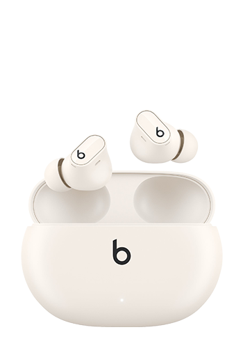 Apple Beats Studio Buds + - True Wireless Noise Cancelling Earbuds Ivory White, MQLJ3ZM/A