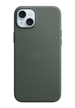 Apple FineWoven Case with MagSafe Evergreen, for iPhone 15 Plus, MT4F3ZM/A