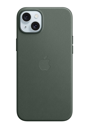Apple FineWoven Case with MagSafe Evergreen, for iPhone 15 Plus, MT4F3ZM/A