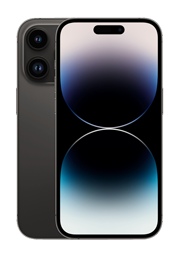 Apple iPhone 14 Pro 128GB, Space Black, refurbished