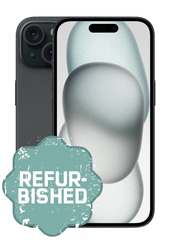 Apple iPhone 15 256GB, Black, refurbished