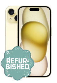 Apple iPhone 15 256GB, Yellow, refurbished