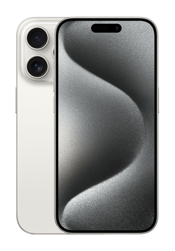 Apple iPhone 15 Pro 128GB, White Titanium, refurbished