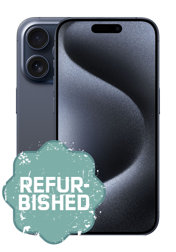 Apple iPhone 15 Pro 256GB, Blue Titanium, refurbished