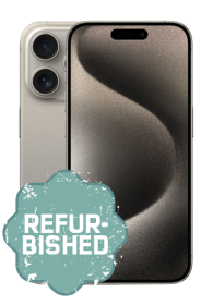 Apple iPhone 15 Pro 256GB, Natural Titanium, refurbished