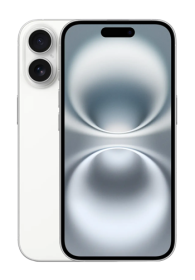 Apple iPhone 16 256GB, White, Refurbished