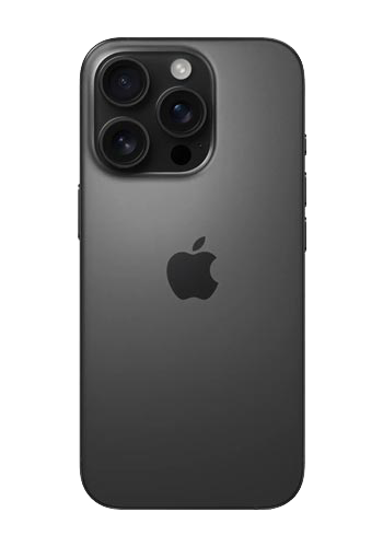 Apple iPhone 16 Pro 128GB, Titanium Black, refurbished