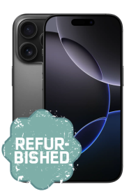 Apple iPhone 16 Pro 128GB, Titanium Black, refurbished