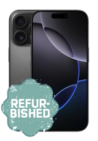 Apple iPhone 16 Pro 128GB, Titanium Black, refurbished