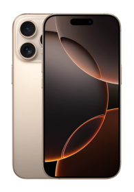 Apple iPhone 16 Pro 256GB, Titanium Desert Sand, refurbished