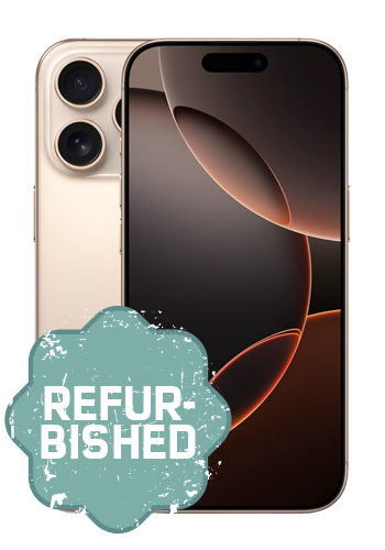 Apple iPhone 16 Pro Max 256GB, Titanium Desert Sand, refurbished