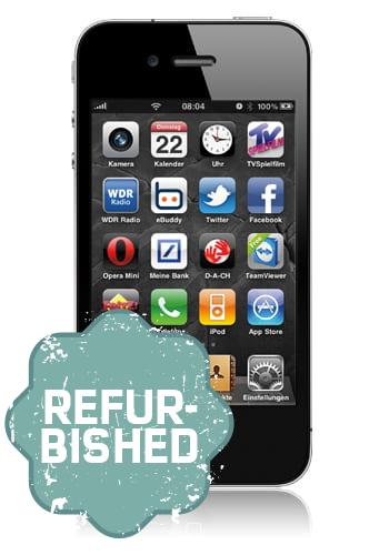 Apple iPhone 4 black, 16GB, Vodafone-Ware, NET-Lock, B-Ware/refurbished