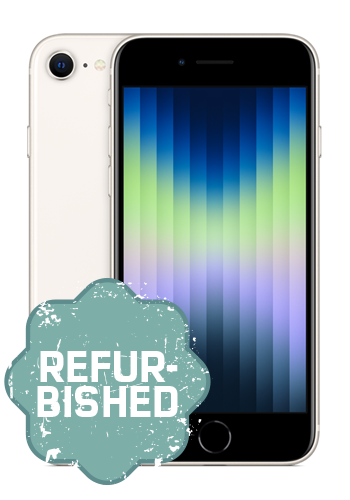 Apple iPhone SE (2022) 64GB, White, refurbished