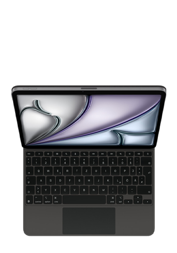 Apple Magic Keyboard Black, f�r Apple iPad Air 11" ( M3 / M2 / 5.Gen / 4.Gen ), Deutsch, MGYY4D/A
