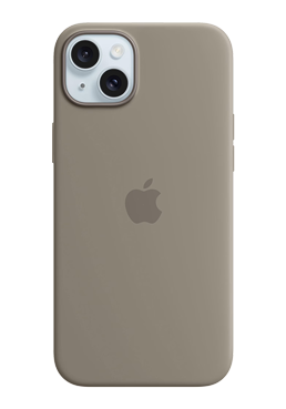 Apple Silicone Case with MagSafe Clay, for iPhone 15 Plus, MT133ZM/A
