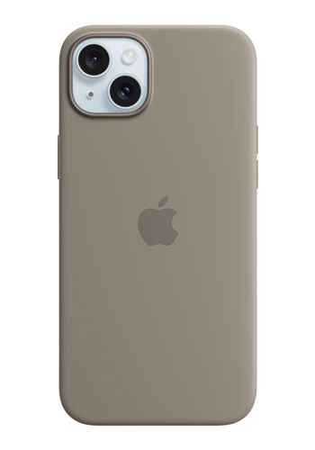 Apple Silicone Case with MagSafe Clay, for iPhone 15 Plus, MT133ZM/A